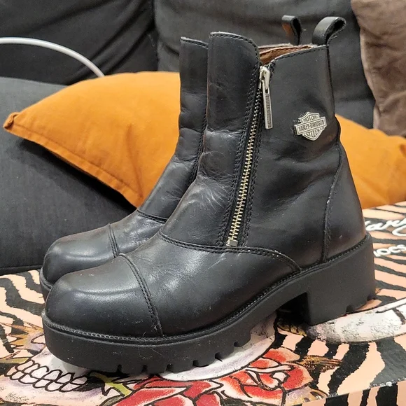 Harley Davidson Amherst Motorcycle Boots - Picture 16 of 17